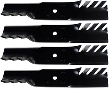 (4) USA Mower Blades® Hi Lift Replaces Bunton® PC1255 PL4855 32" 48" Deck
