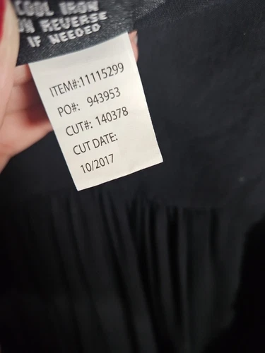 torrid long sleeve cinch waist with tie cardigan black embroidered size 1 - Picture 4 of 6