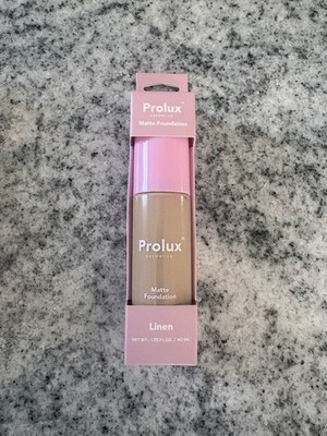 Prolux Cosmetics Matte Foundation In Linen BNIB 1.35fl Oz / 40ml