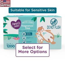 Fragrance Free Baby Wipes Hypoallergenic Gentle Aloe Cleansing Sensitive Skin US