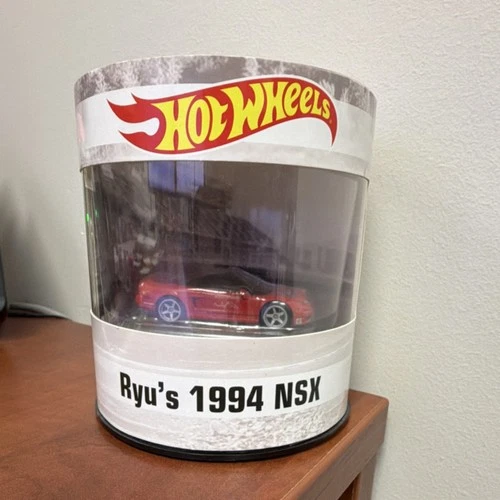 Hot Wheels 1:64 Ryu's 1994 NSX Honda Red Line Club Diecast Car Red With Case