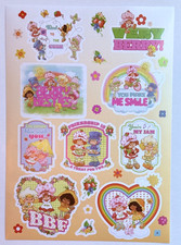 TCFC   Strawberry Shortcake   Sticker Sheet Vintage Style Friends BFF Besties