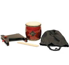 Suwa kougei  Wadaiko Taiko Japanese drum 0.7 scale winding ear pedestal base set