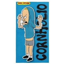 New Beavis and Butthead Cornholio Beach Bath Pool Gift Towel Cartoon MTV NIP NWT