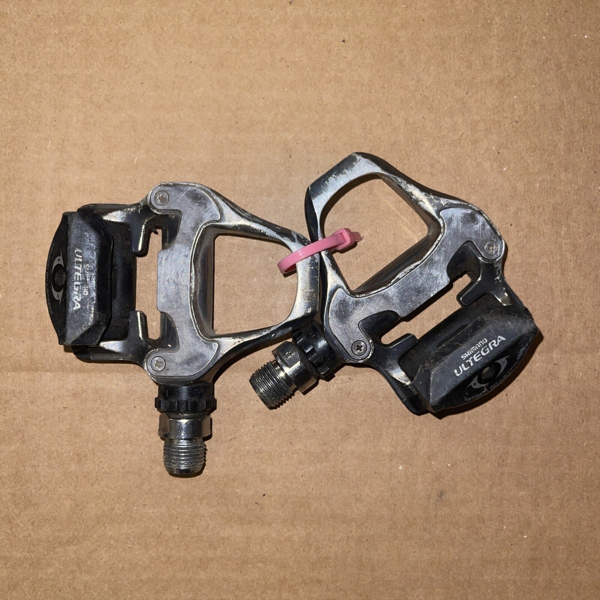 Used Shimano Ultegra PD-6620 SPD-SL Road Pedals No Cleats