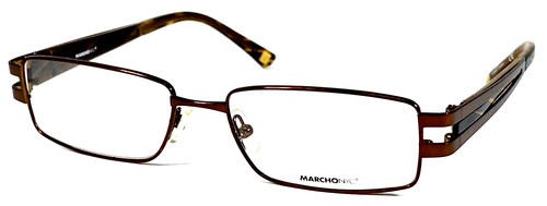 MARCHONYC WEST SIDE “BARROW” 210 NOS Brown 52-16-140 Eyeglasses Frame
