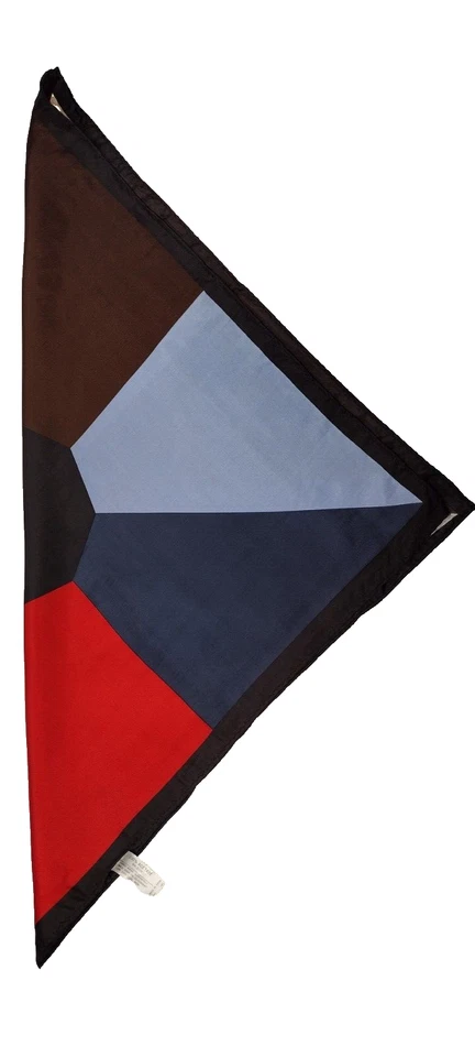 Pañuelo vintage Hankie MOD años 70 multicolor multiusos noche ropa para hombre Foto 3 de 4