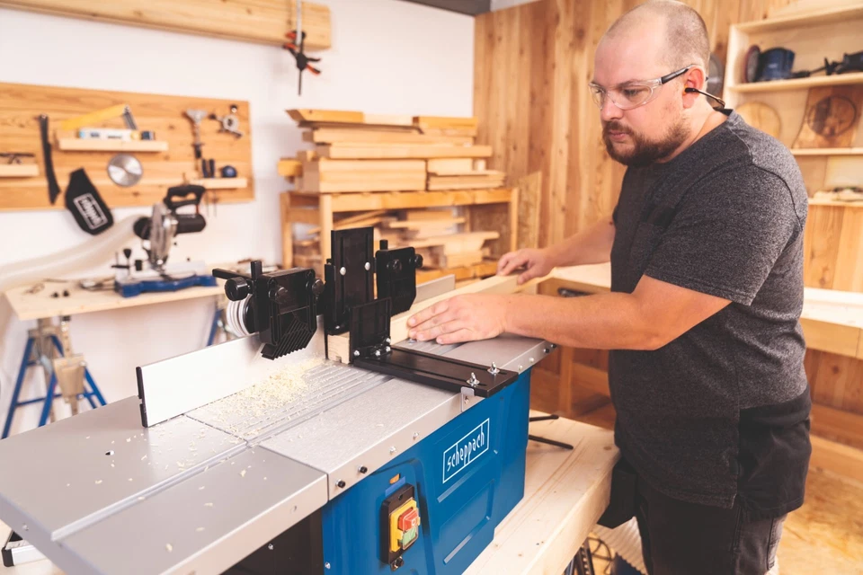 Scheppach Fräsmaschine Tischfräsmaschine HF50 Tischfräse 1500W Spindelhöhe 40mm - Bild 2 von 4