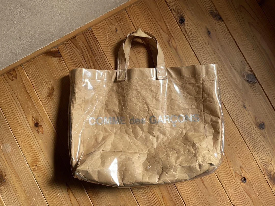 Comme des garcons pvc tote deals bag