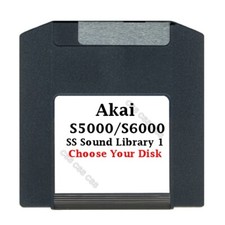 Akai S5000 / S6000 100MB Zip Disk SS Sound Library 1 Choose Your Disk