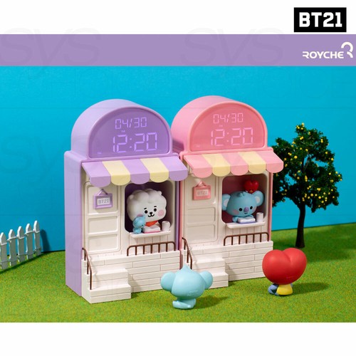 BTS BT21 Official Authentic Goods Baby MY LITTLE BUDDY Cafe Clock + Tracking Num - Picture 3 of 6