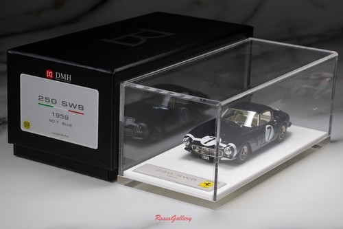 Coche Modelo Ferrari 250GT SWB Negro Nº7 1:43 DMH - Imagen 2 de 4