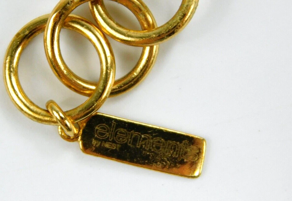 Elements by Nest Largo Tono Dorado Colgante Collar Piedra Cuarzo 40-42" Foto 4 de 4