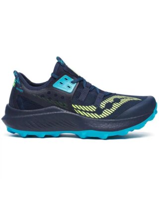 Saucony Endorphin Rift Trail Running Schuhe Herren, Navy/Viziblue