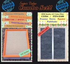 Engine&Carbonized Cabin For Frontier NV Pathfinder Xterra Air Filter 4727 25764