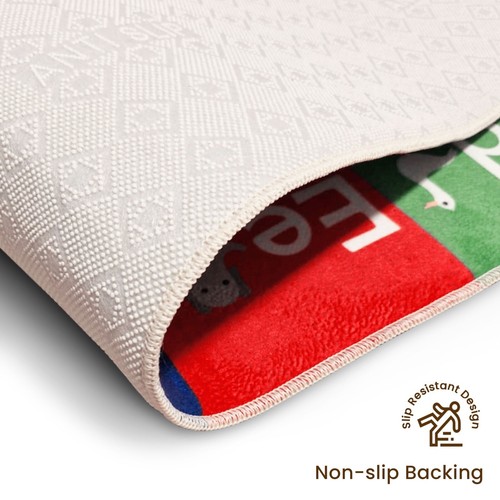 Low Pile Kids Rug for Playroom - Ultra-Thin Non-Slip Kids Area Rug - Washable - 第 105/115 張圖片