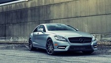 Cars mercedes benz cls 63 Desk Mat Stitched