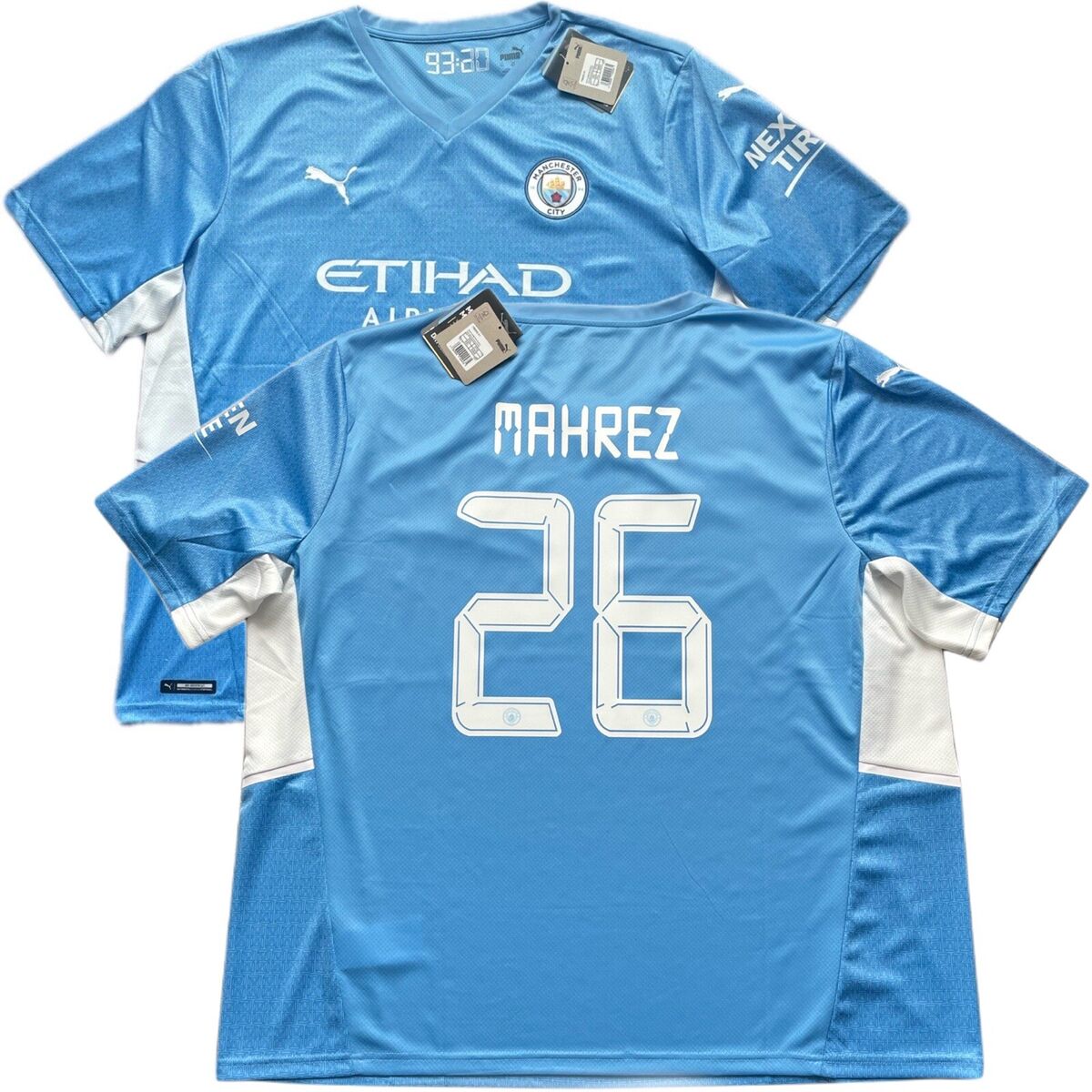 2021/22 Manchester City Home Jersey #26 Mahrez 3XL Puma 2021/22 Manchester City Home Jersey #26 Mahrez 3XL Puma