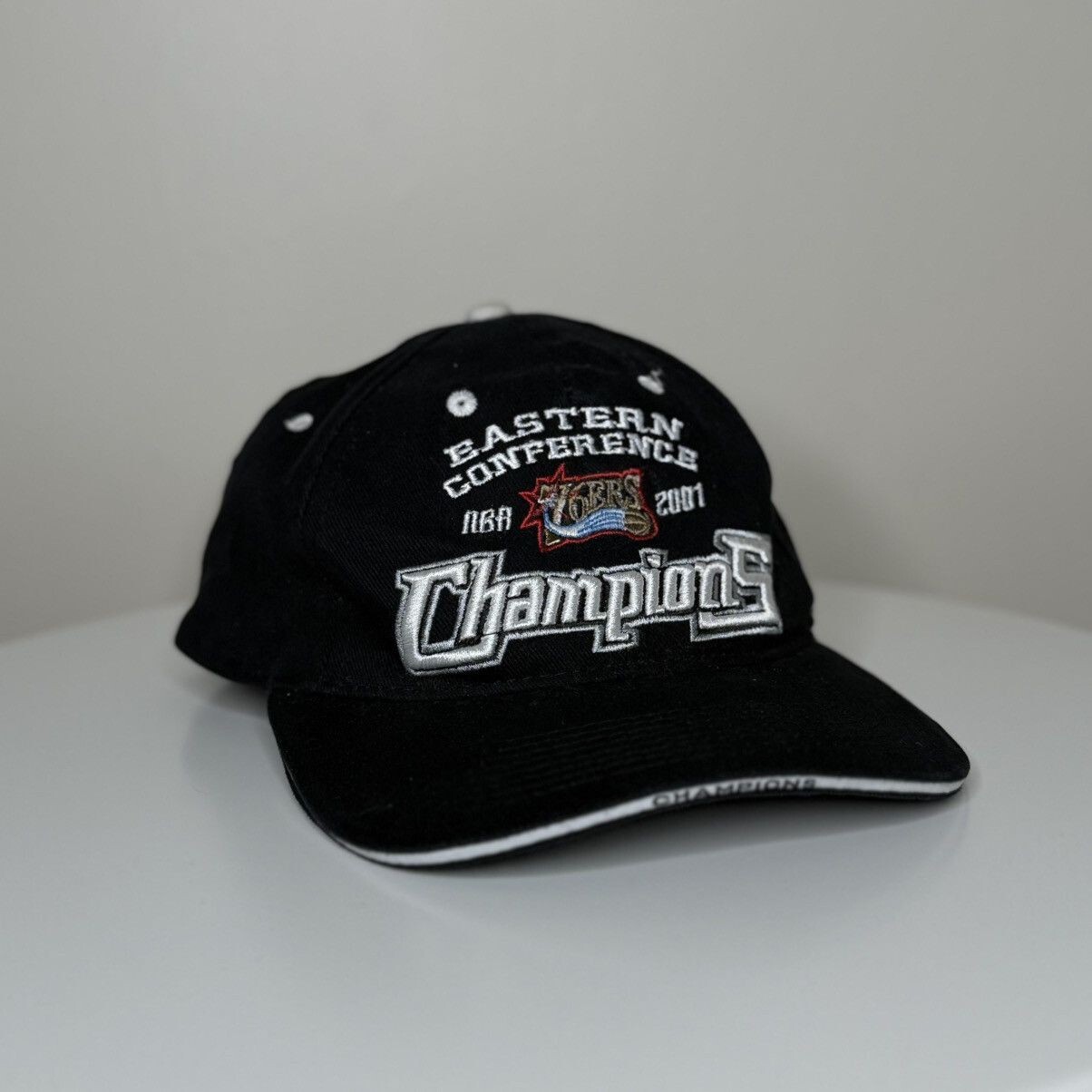 Vintage NBA 76ers 2001 Eastern Conference Champions Cap - Official Licensed