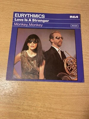 7" EURYTHMICS * Love Is A Stranger (MINT-) RARE FIRST PRESS PINK VINYL ELECTRO - Bild 1 von 2