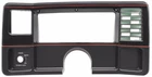 82-88 Monte Carlo SS El Camino NEW Dash Face Plate Black with Red Stripes