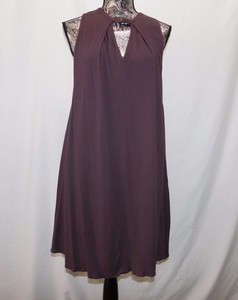 plum swing dress