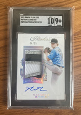 MAX MEYER - Auto 04/15 - SGC 10/9 - 2021 Flawless #PAT-MM - Patch Autographs x