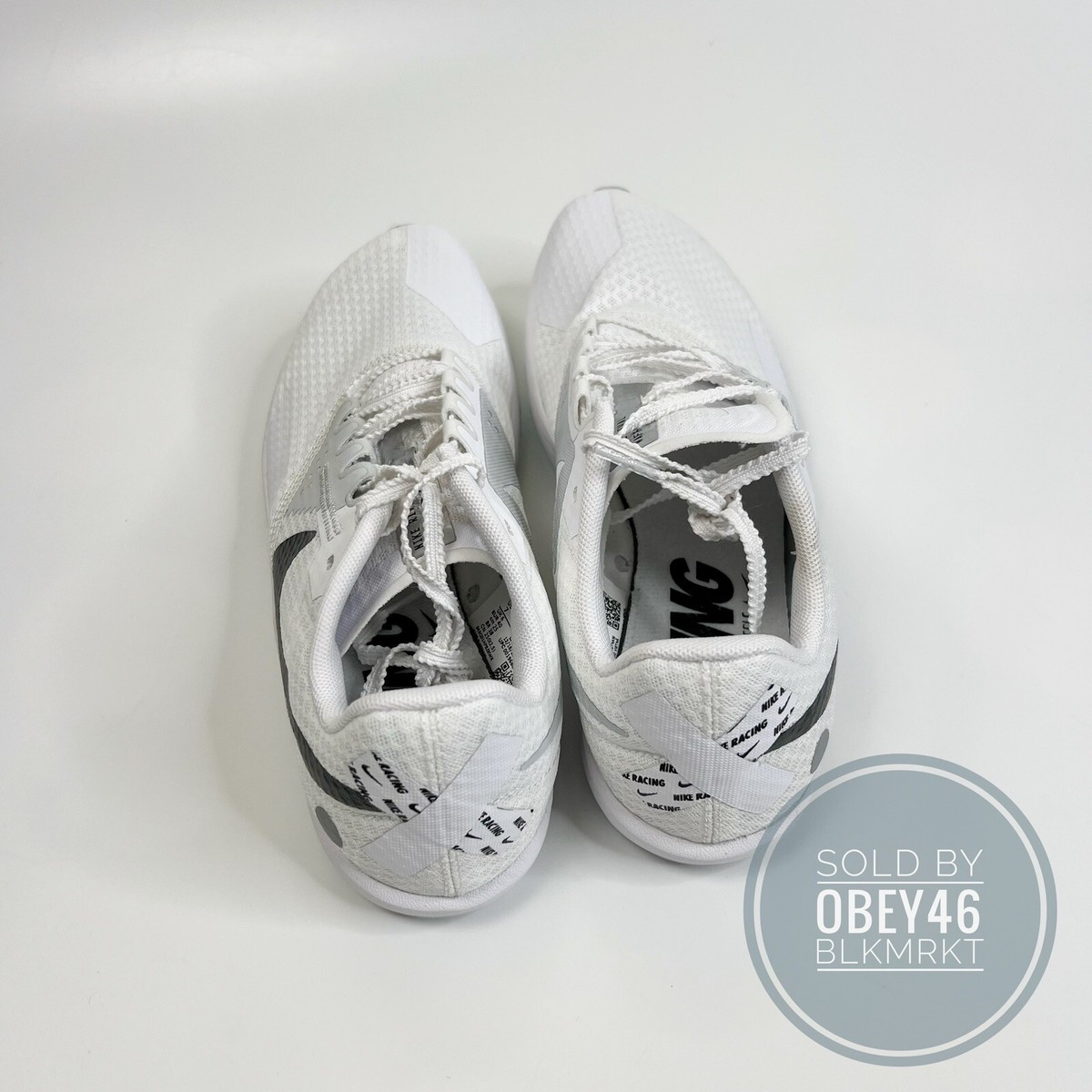 Nike Rival Waffle 6 Cross Country  White Black 7M 8.5W Nike Rival Waffle 6 Track Shoes White Black DX7998-100 Size  main image 3