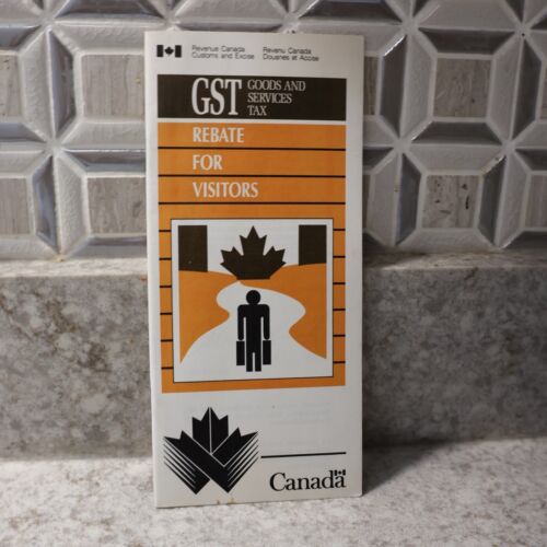 GST SERVICES TAX Revenue Canada Customs And Excise Form Vintage - Picture 8 of 8