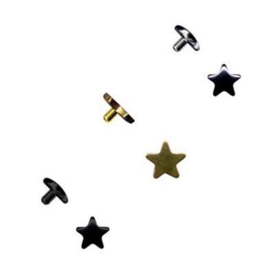 DERMAL ANCHOR  STERN STAR STERNCHEN  HAUTANKER ANKER TOP PIERCING PUNK AUFSATZ