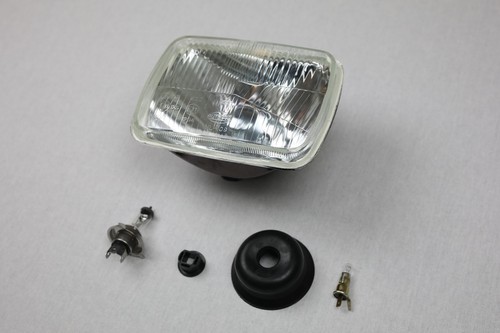 1x Scheinwerfer Jeep Cherokee XJ 84-01 4.0 2.5 NEU H4 Umrüstung US zu EU "E" TÜV - Bild 2 von 5