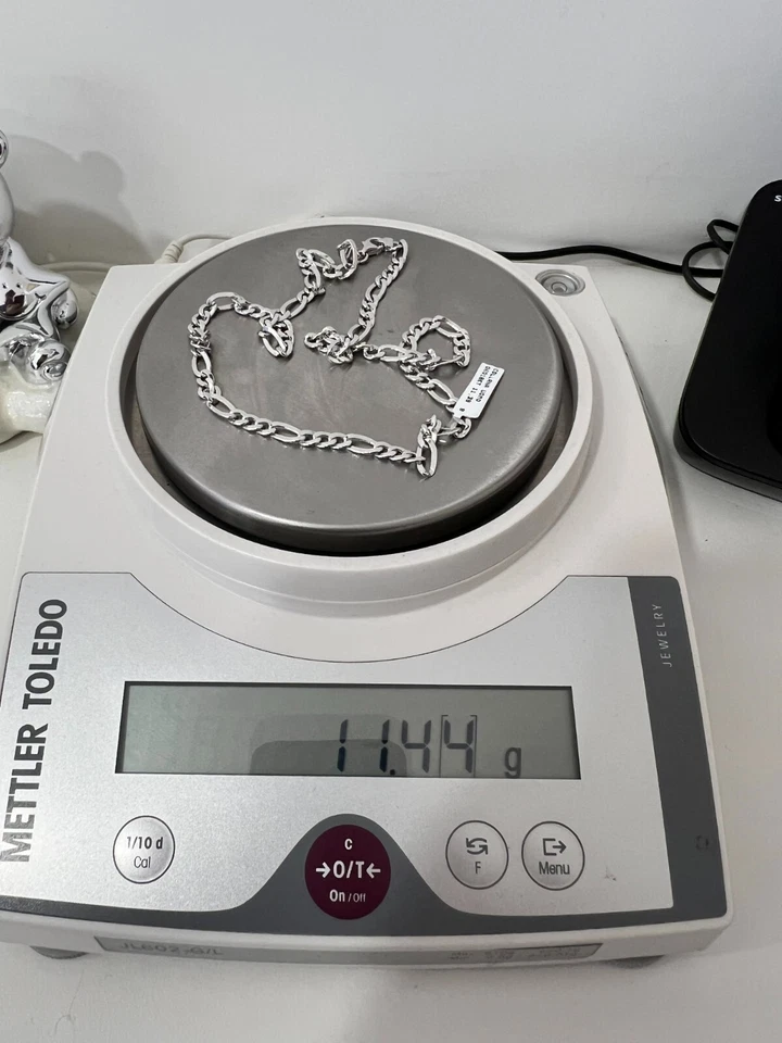 COLLANA ORO BIANCO 18KT TITOLO 750  PESO GRAMMI 11,39 - Immagine 4 di 4