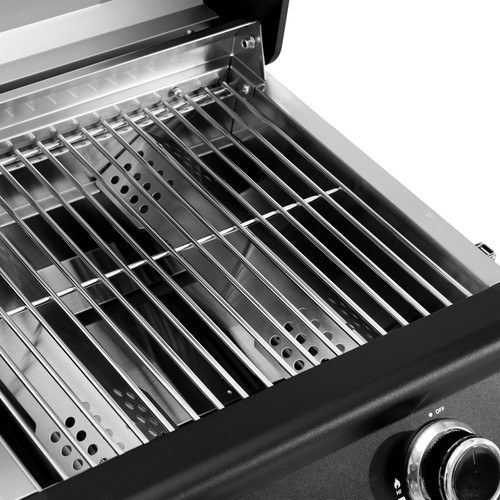 TAINO PLATINUM COMPACT DARK Barbecue de table 2 brûleurs Barbecue à gaz Compact Camping BBQ - Photo 6/10