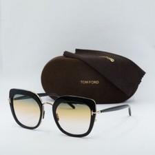 TOM FORD FT0945 01B Black/Gradient Gold 55-23-140 Sunglasses New Authentic