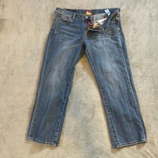 Lucky Brand Jeans By Gene Montesano Sweet N Low Crop Size 8/29 Medium Blue Denim