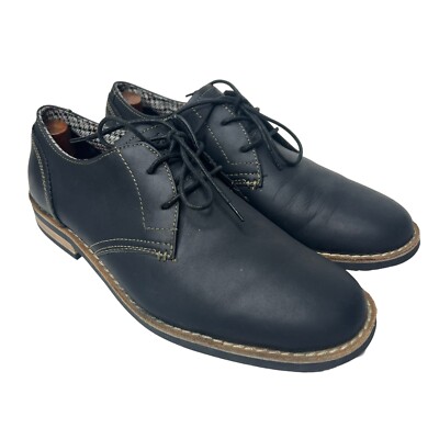 Penguin by Munsingwear Waylon Black Leather Oxford Shoes  display picture 1