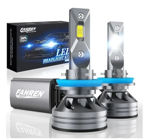 🚗Fahren H11/H9/H8 LED Headlight Bulbs, 20000LM 600% Super Bright LED-Cool White