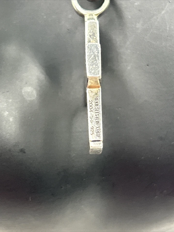 Barry Kieselstein Cord 2004 Multi Faith Cross Sterling Silver Chain Bracelet  - Image 4 of 4