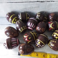 20 EMPTY Multi-color PLASTIC EASTER EGGS 2.25 INCH