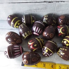 20 EMPTY Multi-color PLASTIC EASTER EGGS 2.25 INCH