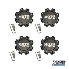 4 X Mo959961 Wheel Center Cap Satin Black 8 Lug 845l172s3