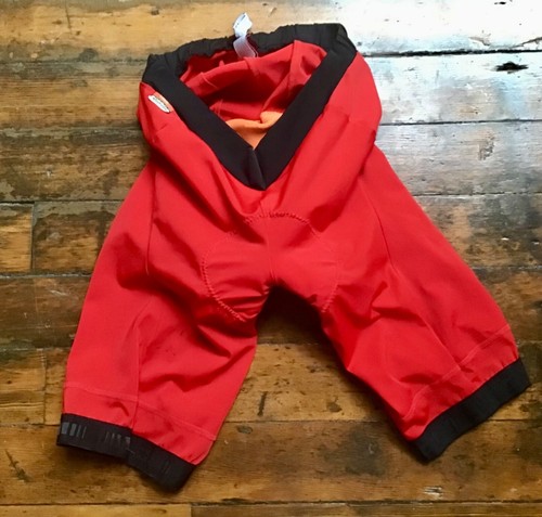 Assos F1.Mille Cycling Shorts Mens XL Red Padded Compression Shorts