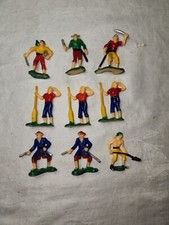 Vintage Hard Plastic Pirates Hong Kong Lot of 9 Cake Toppers