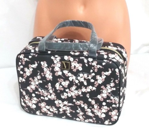 Victorias Secret JETSETTER Floral HANGING Travel Train Case Bag NWT - Picture 2 of 7