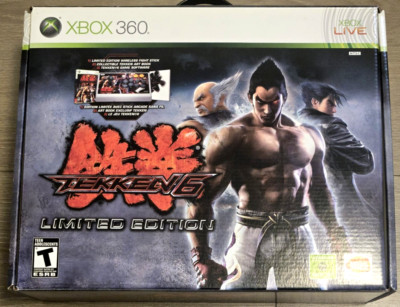 Tekken 6 Limited Edition Xbox 360 Sealed Game + Wireless Fight Stick Bundle