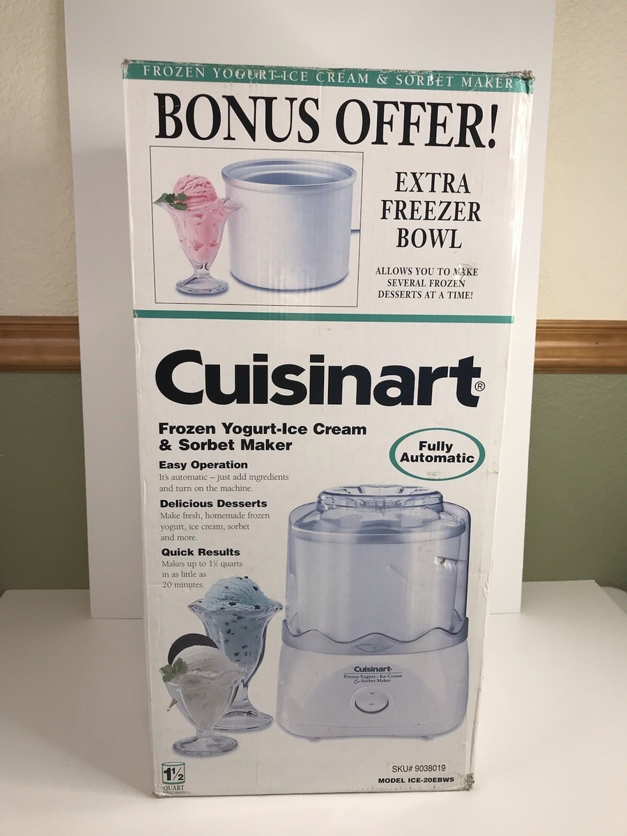 cuisinart automatic ice cream maker