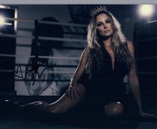 Amber Nichole Miller Signed Autograph 8x10 Photo Sexy UFC Ring Girl Model COA 