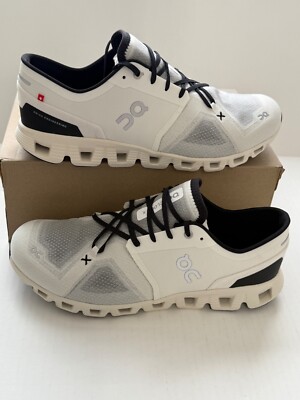 New ON Cloud X3 SZ 14 Men s Running 60.98706 Ivory Black