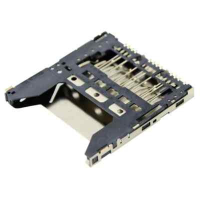 2PCS SD Card Reader Metal Slot Compatible Repair Part for