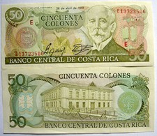 50 COLONES COSTA RICA 1993 UNC.